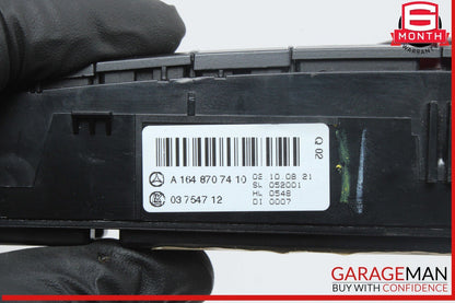 06-12 Mercedes W164 ML350 GL450 Hazard Control Switch Panel 1648707410 OEM
