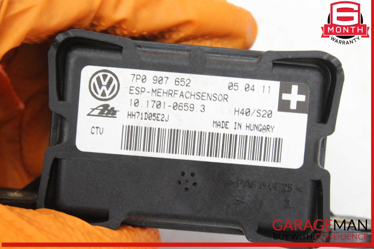 11-18 Porsche Cayenne 958 Yaw Rate Speed Sensor 7P0907652 OEM