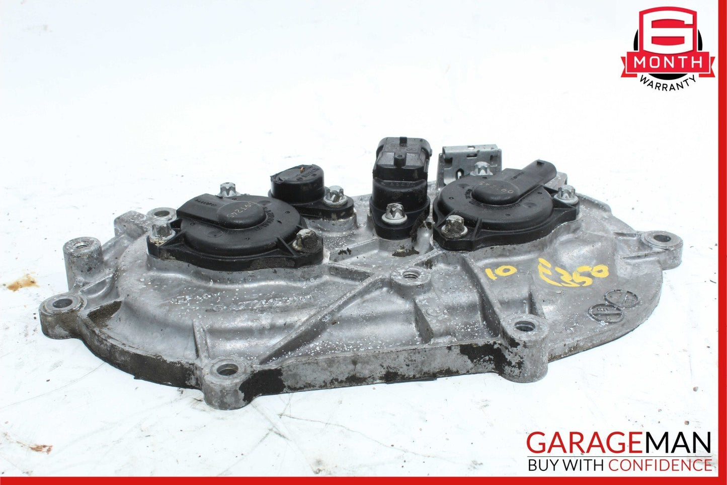 06-13 Mercedes W212 E350 S550 Front Right Engine Timing Chain Cover Plate OEM