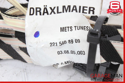 07-13 Mercedes W221 S550 S63 AMG S400 Door Harness Rear Left or Right Side