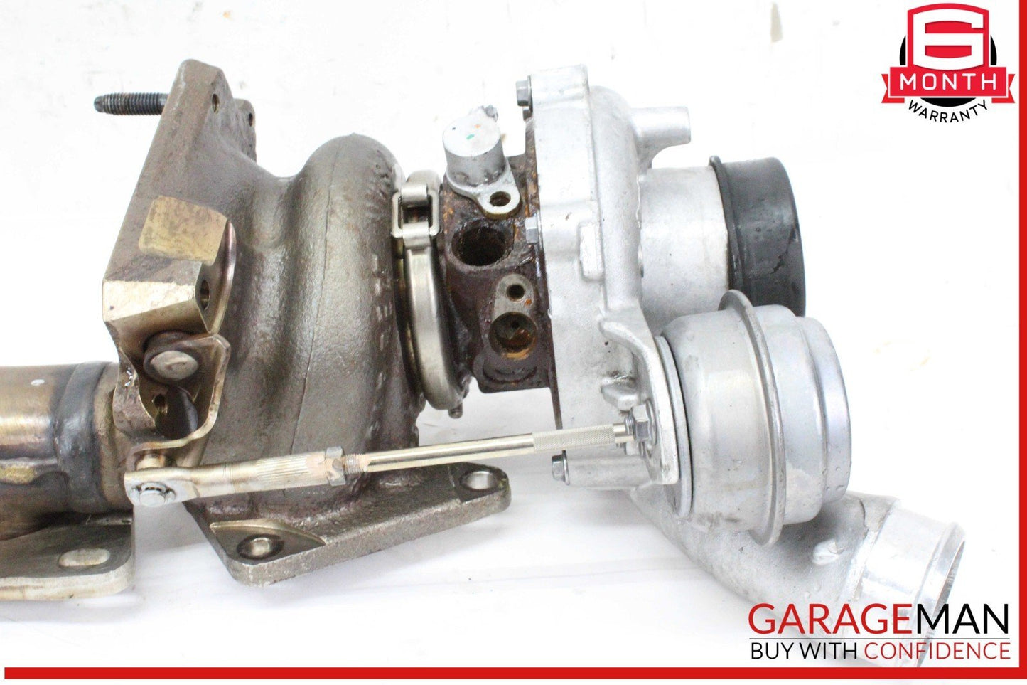 11-16 Mercedes X166 GL450 Left Turbocharger Turbo Charger Manifold OEM