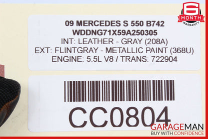 07-14 Mercedes S500 S550 CL550 Front Left Dash AC A/C Air Vent Grille Trim Gray