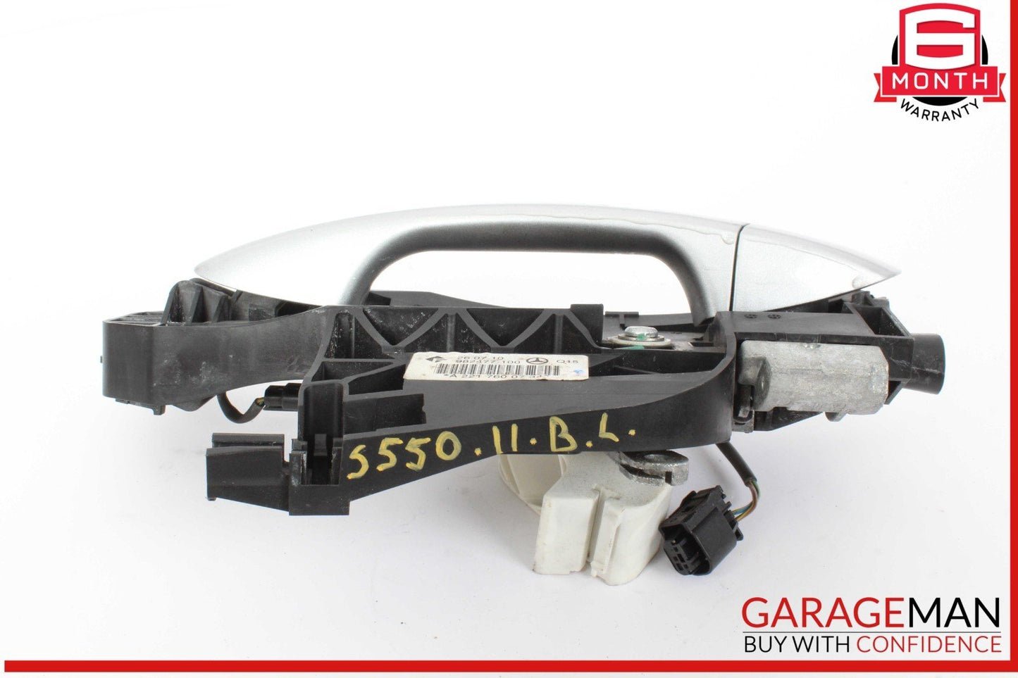07-13 Mercedes W221 S550 S400 Rear Left Side Exterior Door Handle Keyless Go OEM