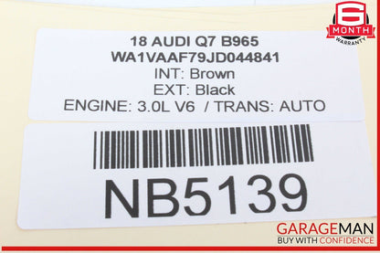 17-24 Audi Q7 Rear 3rd Row Left / Right Seat Release Switch Button 4M0959861B