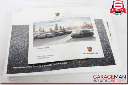 19 Porsche Macan Owner's Manual OEM
