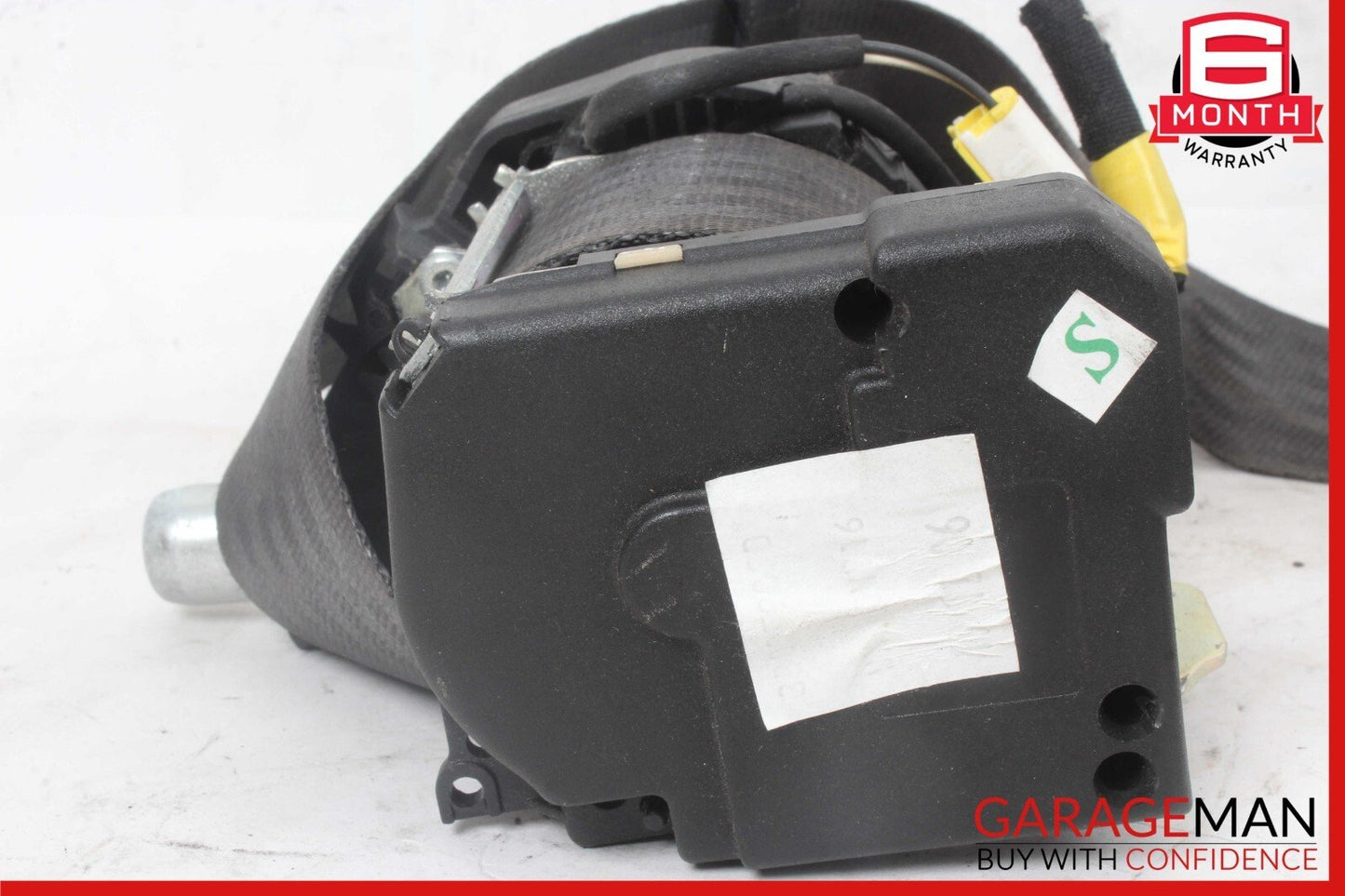 03-08 Maserati Quattroporte M139 Front Left Driver Side Seat Belt Black OEM