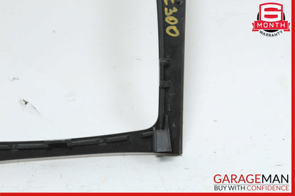 08-14 Mercedes W204 C300 C350 Center Console Gear Shift Trim Cover Bezel Wood