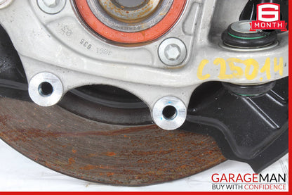 08-14 Mercedes W204 C250 Rear Left Spindle Knuckle Hub Bearing w/ Brake Rotor