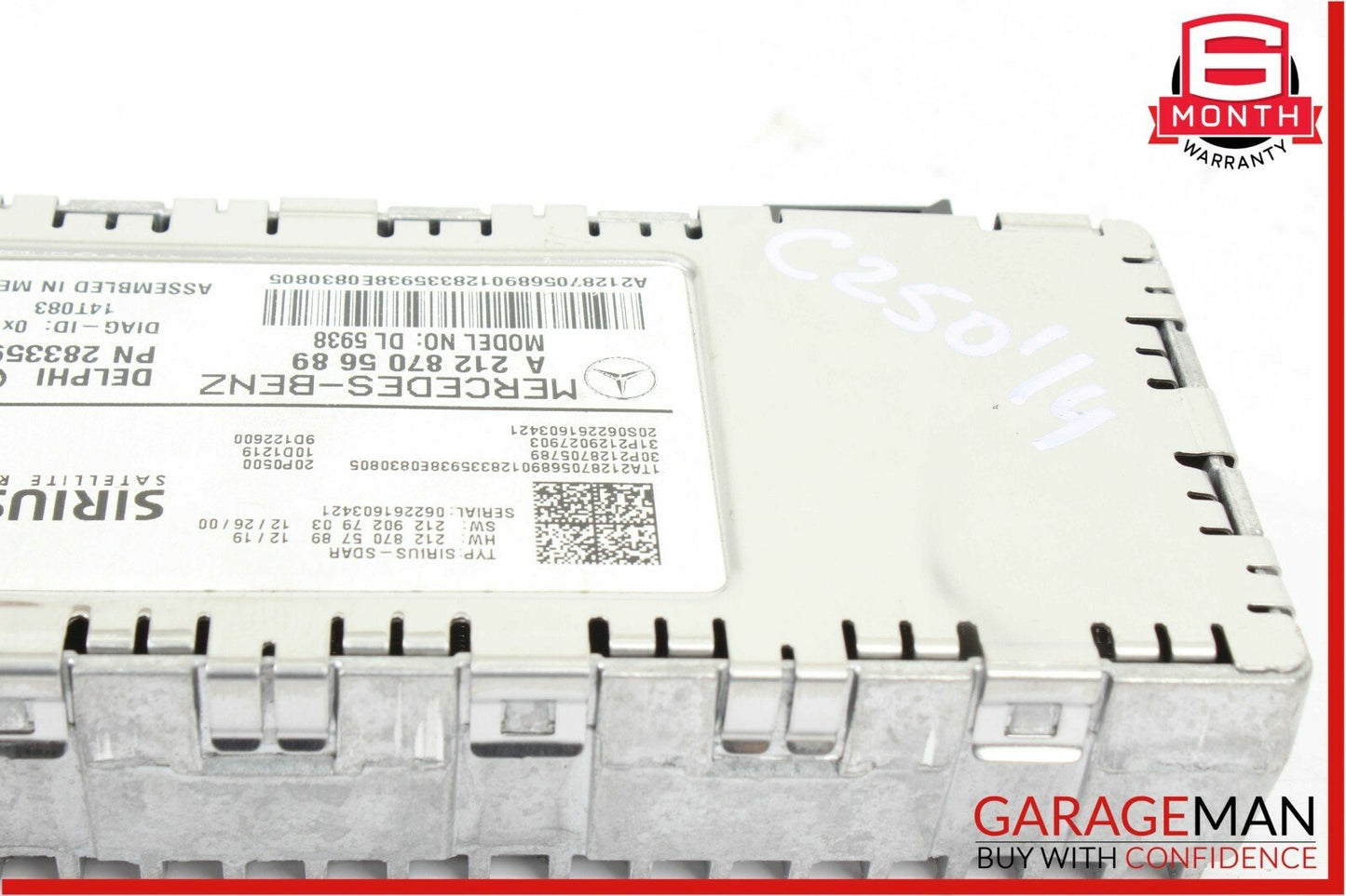 Mercedes W204 C250 SLK250 E350 Sirius Satellite Radio Receiver 2128705689 OEM