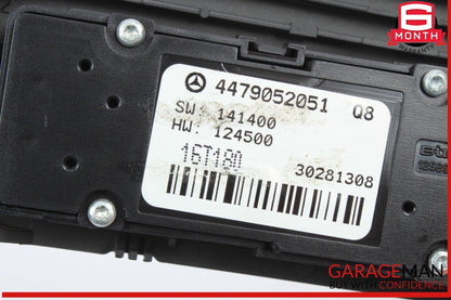 16-23 Mercedes W447 Metris Dash Hazard Traction Start Stop Switch Panel OEM