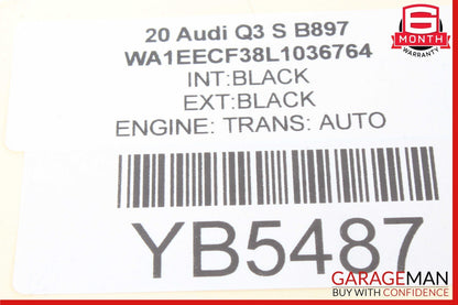 19-24 Audi Q3 Drive Select Park Assist Dash Combination Switch 83A925301B