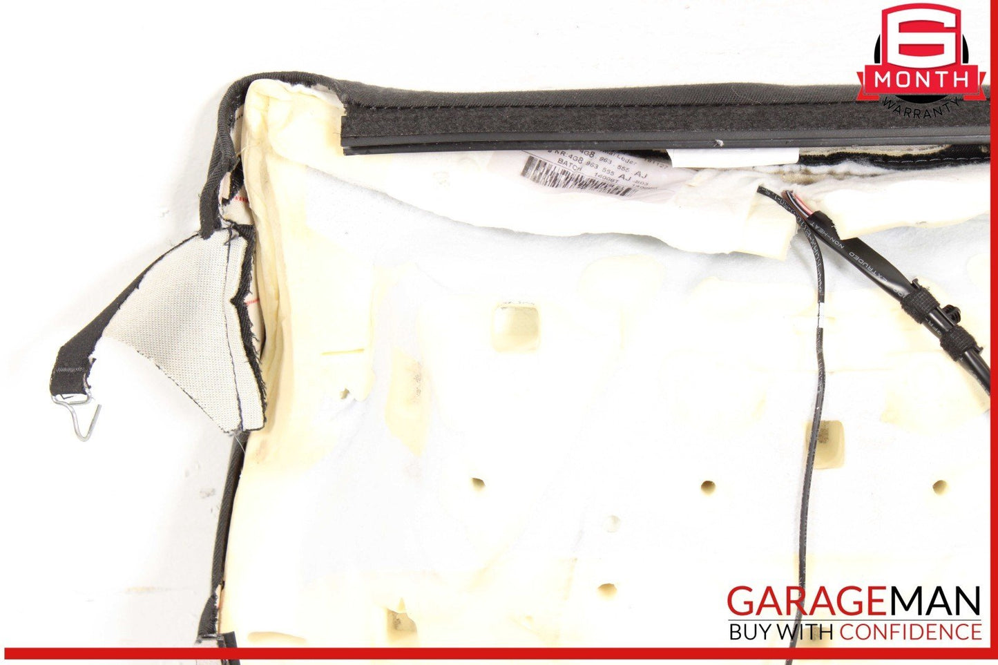 12-18 Audi A6 A7 Front Right Side Lower Bottom Seat Cushion Black OEM