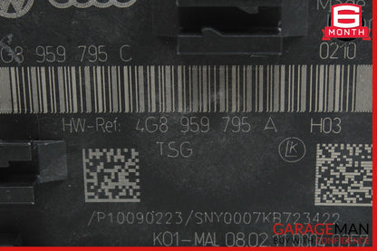 12-18 Audi A7 Rear Left / Right Side Door Computer Control Module Unit OEM