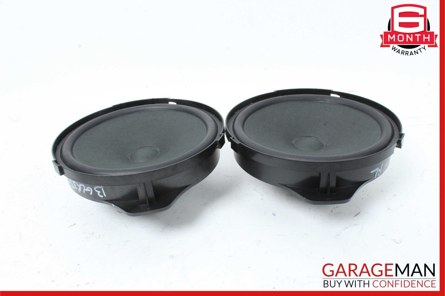08-14 Mercedes W204 C250 C300 Rear Right & Left Side Door Sound Speakers Set OEM