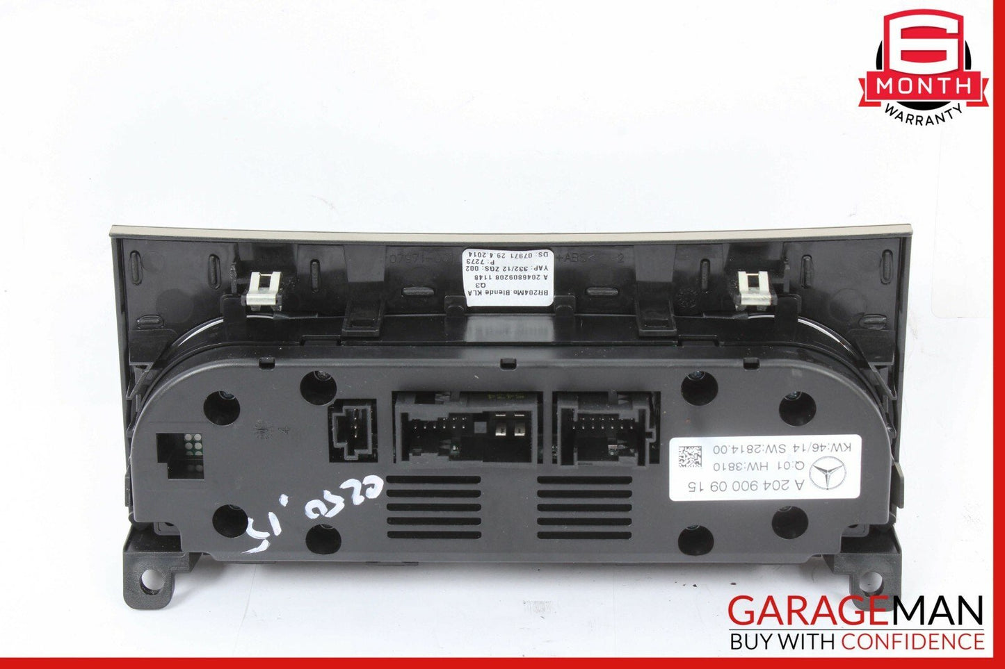 12-15 Mercedes C250 CLS350 AC A/C Heater Climate Temperature Control Switch OEM