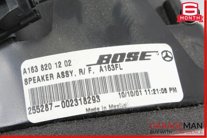 02-05 Mercedes W163 ML320 Front Right Passenger Side Door Sound Audio Speaker