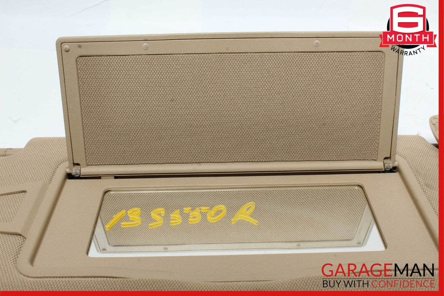 07-14 Mercedes CL550 S63 AMG Front Right Side Sun Visor Sunvisor Shade Cover