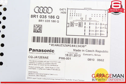 13-16 Audi A4 Dash Dahsboard AM/FM Radio CD Player Receiver 8R1035186Q OEM