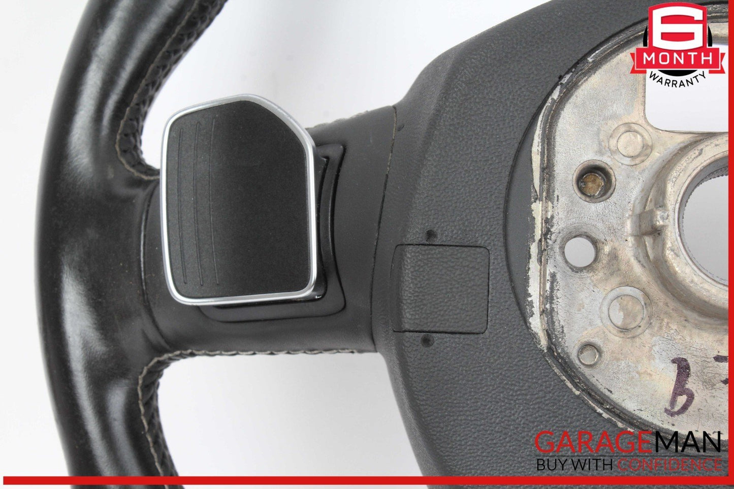 09-12 Audi S4 Front Left Driver Side Steering Wheel w/ Paddle Shifters OEM