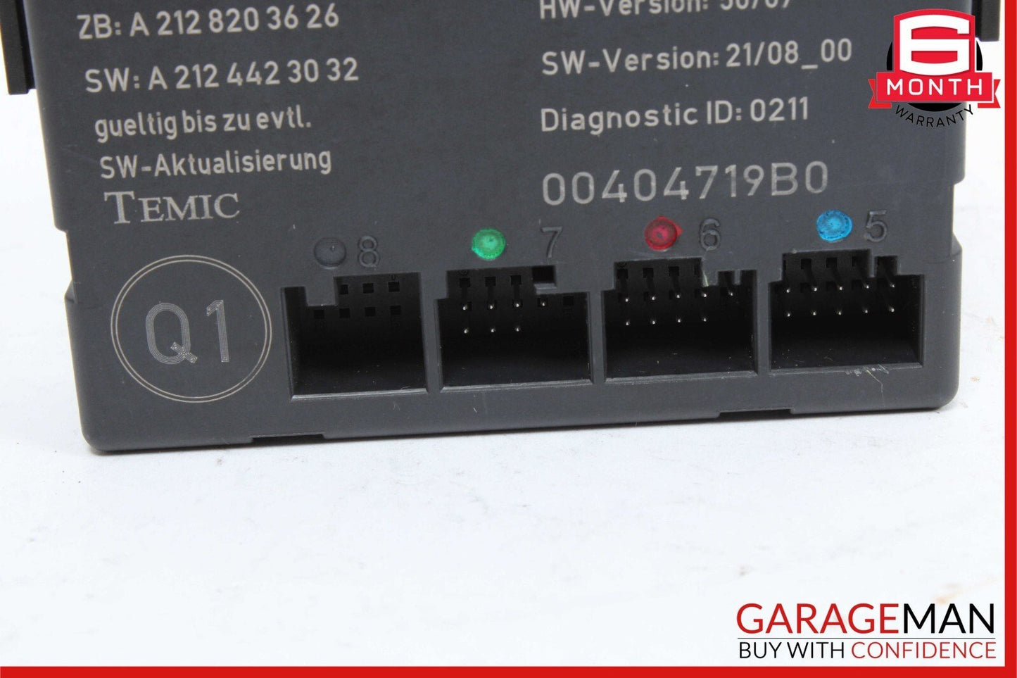 08-18 Mercedes W212 E350 C300 E400 Front Right Side Door Control Module OEM