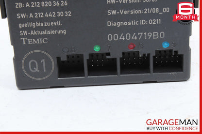 08-18 Mercedes W212 E350 C300 E400 Front Right Side Door Control Module OEM
