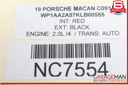 15-24 Porsche Macan 95B Auto Tranny Floor Gear Shifter Selector Box Lever Rod