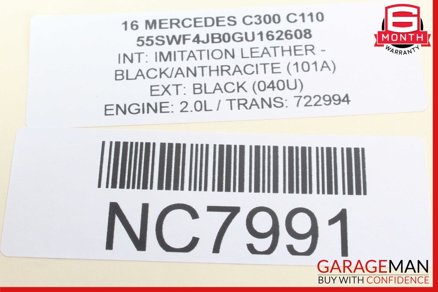 15-20 Mercedes W205 C300 C400 GLC43 AMG Electronic Parking Button Switch OEM
