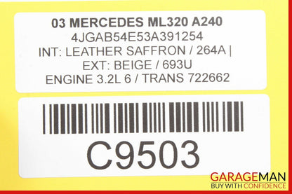 98-05 Mercedes W163 ML320 ML500 6 Disc Disk CD Changer w/ Bracket MC3111 OEM