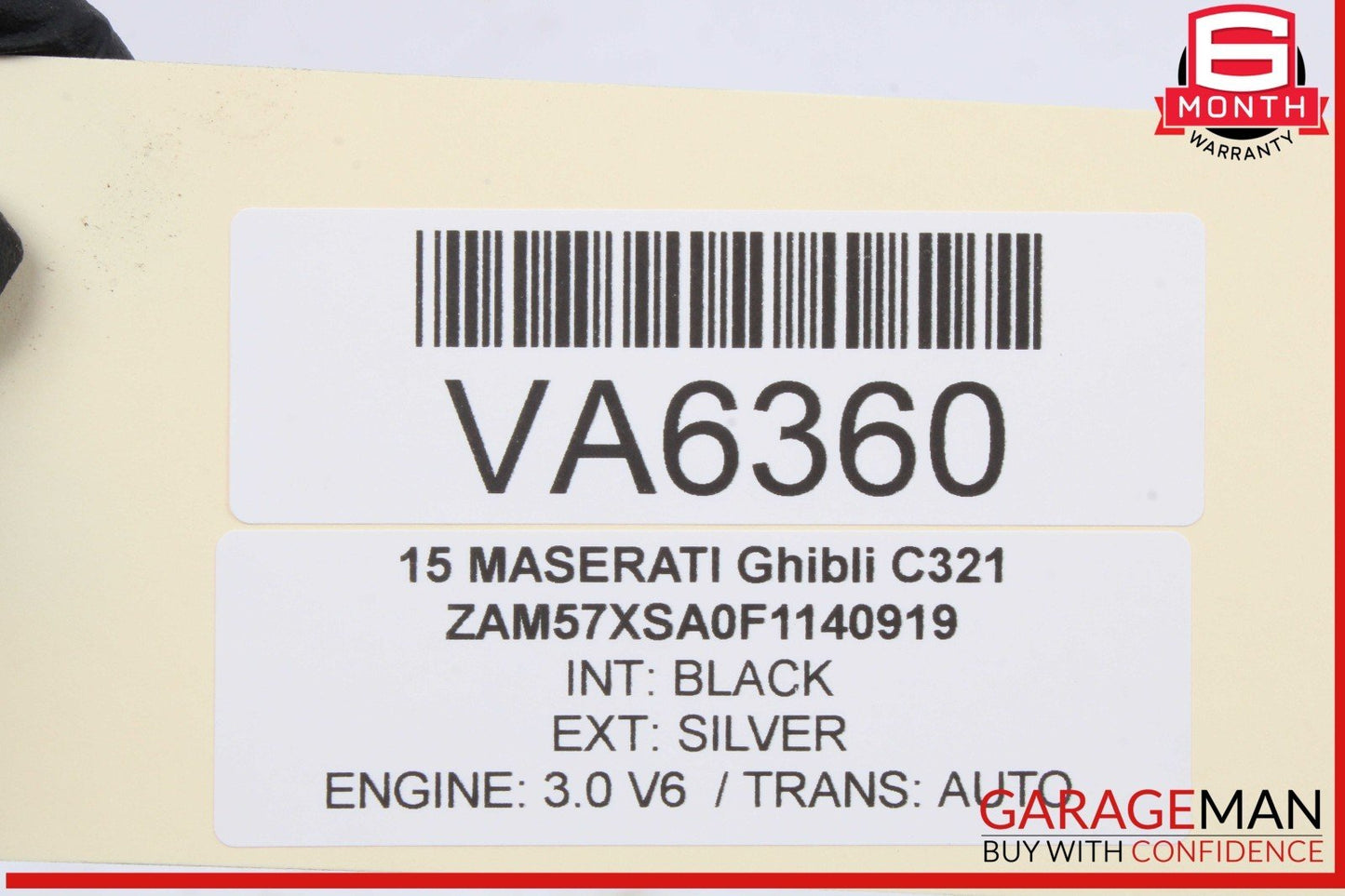 14-17 Maserati Ghibli Rear Trunk Lid Lock Latch Actuator 670033056 OEM