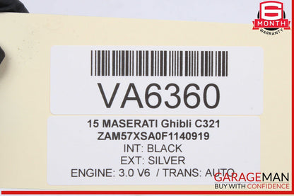 14-17 Maserati Ghibli Rear Trunk Lid Lock Latch Actuator 670033056 OEM