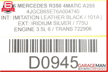 06-12 Mercedes W251 R350 GL450 Front Right Passenger Side Door Control Module