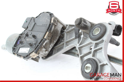 11-17 Porsche Cayenne 958 Front Windshield Wiper Motor Linkage Assembly OEM