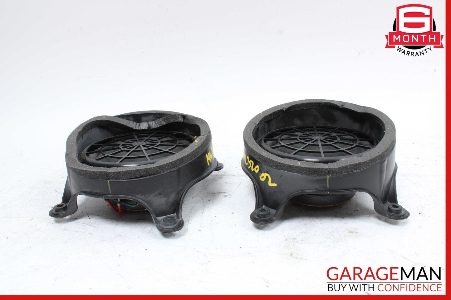02-05 Mercedes W163 ML320 ML55 AMG Door Sound Audio Speaker Set of 2 Pc