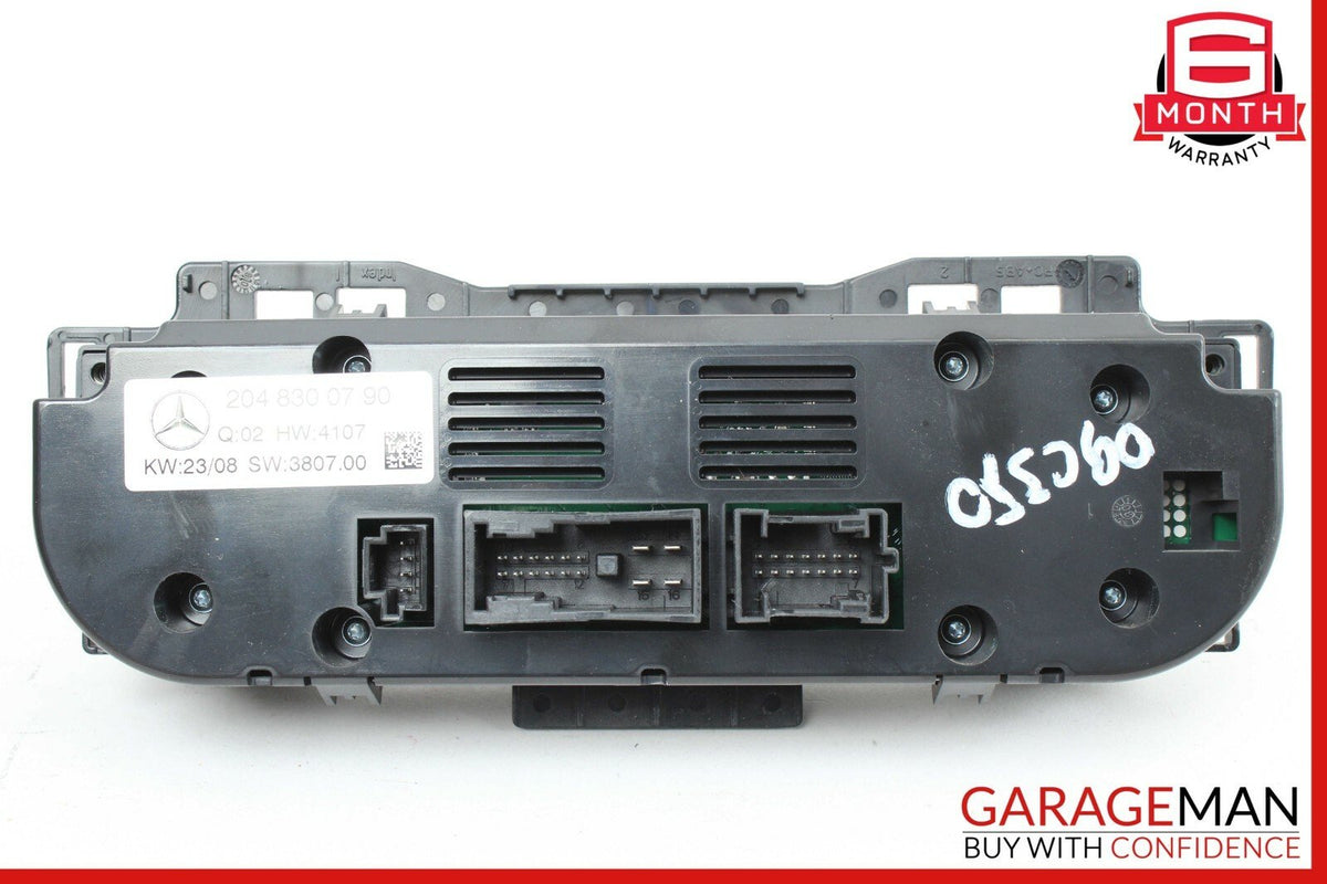 08-11 Mercedes W204 C350 C63 AMG AC A/C Heater Climate Control 2048300790 OEM