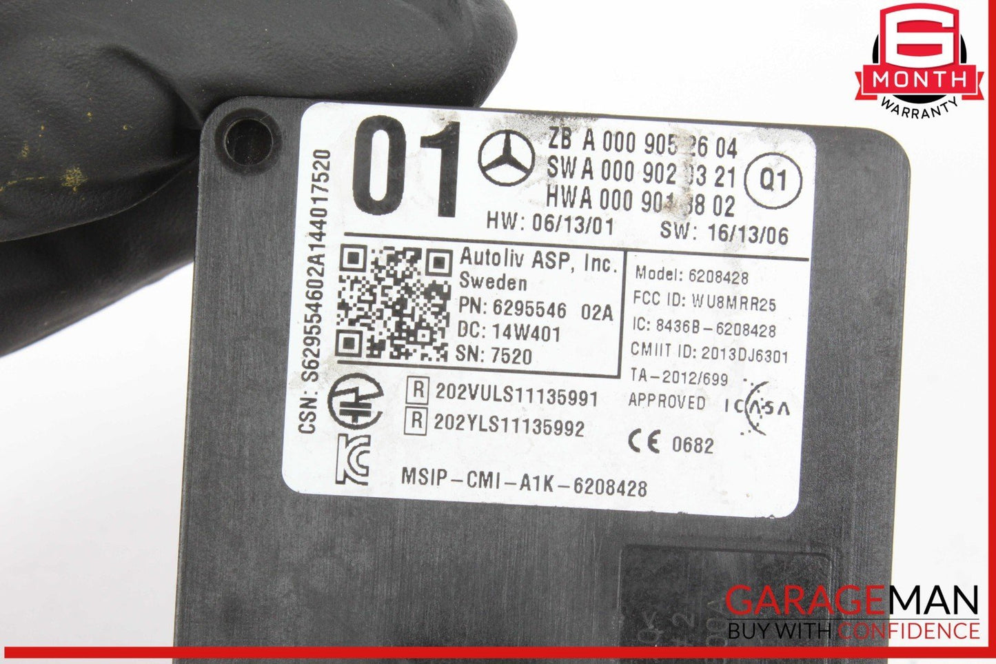 13-20 Mercedes W117 CLA250 Rear Bumper Blind Spot Radar Distronic Module OEM
