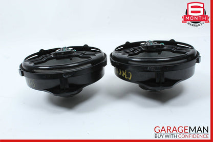 08-11 Mercedes W204 C300 Rear Right & Left Side Door Sound Speakers Set OEM