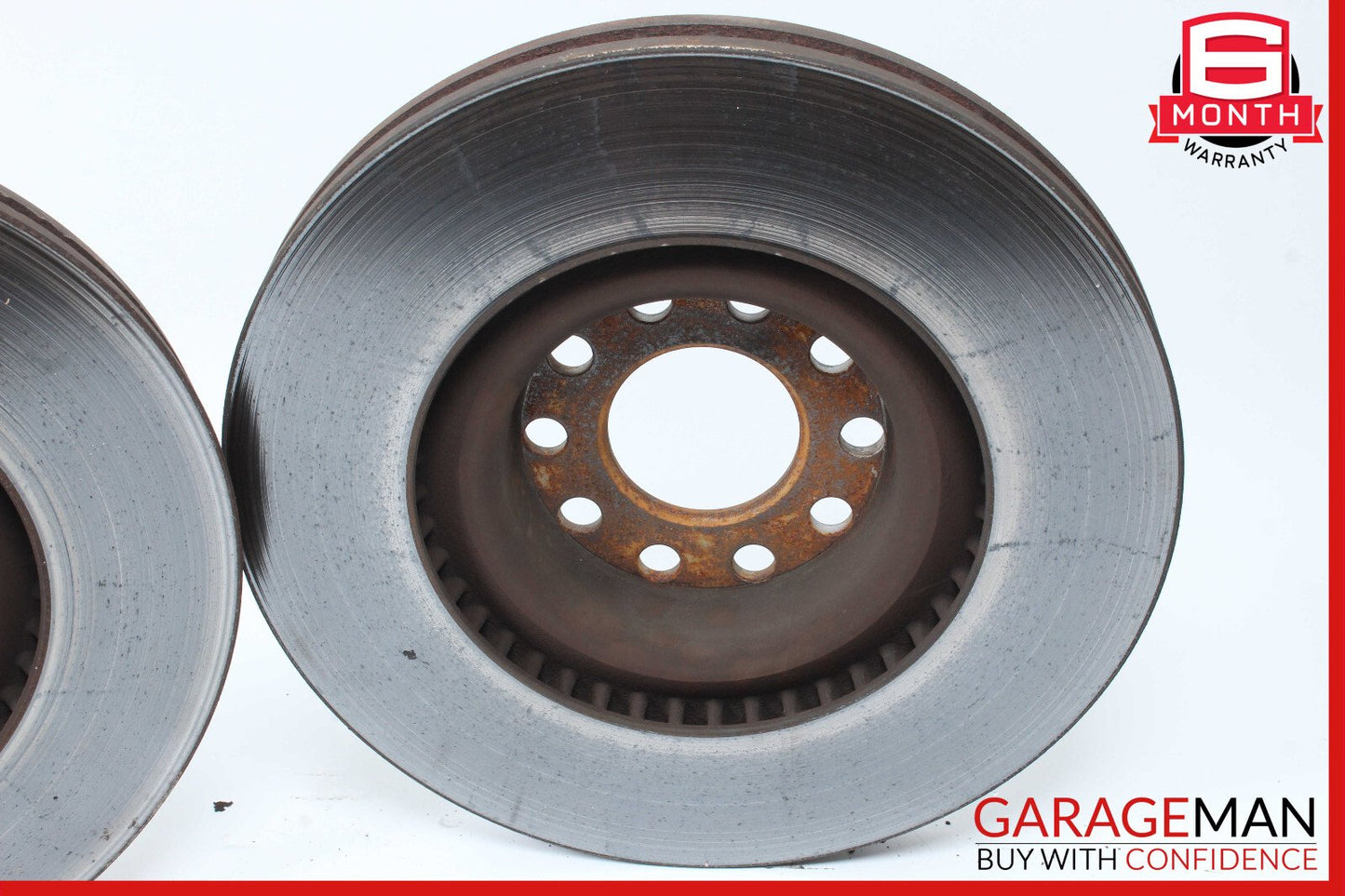 10-16 Mercedes W212 E350 Rear Brake Rotors Disc Left & Right Set OEM