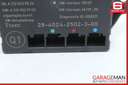 08-18 Mercedes W212 E350 C300 CLS550 Rear Left Side Door Control Module OEM