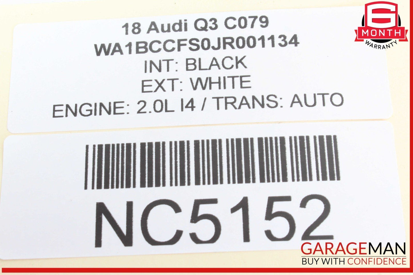 15-18 Audi Q3 Gas Accelerator Throttle Pedal 1K1723503BA OEM