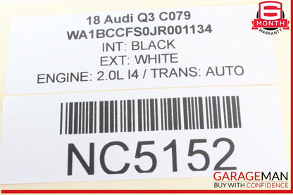 15-18 Audi Q3 Gas Accelerator Throttle Pedal 1K1723503BA OEM