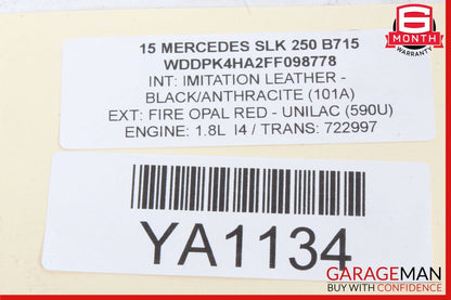 10-20 Mercedes R172 SLK250 GLA250 SL400 Communication Control Module Unit OEM