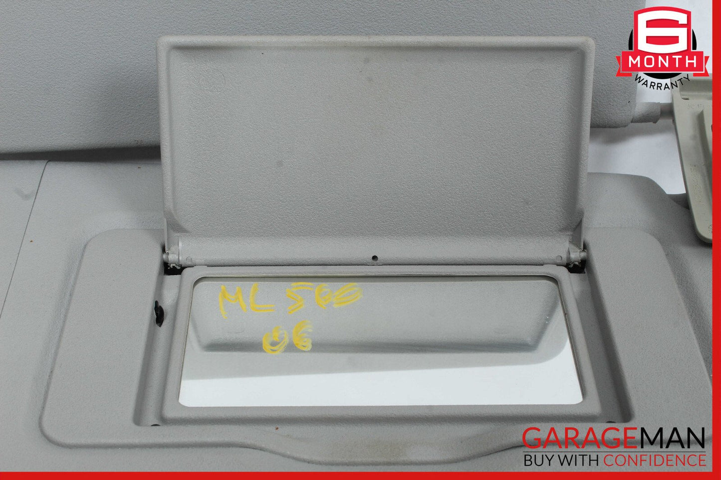 06-12 Mercedes X164 GL450 ML350 Front Right Side Sun Visor Sunvisor Shade Gray