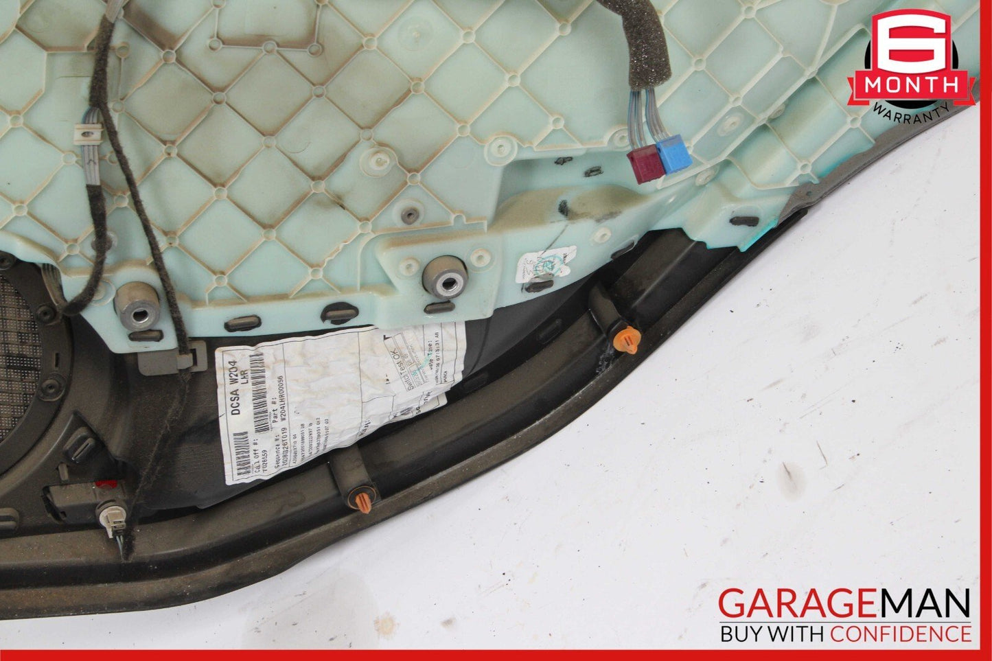 08-14 Mercedes W204 C350 C250 Rear Left Interior Door Panel Assembly Grey