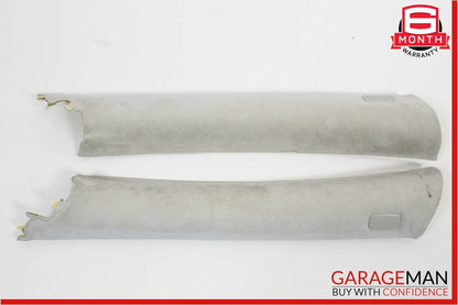 07-10 Mercedes CL600 Roof Headliner Sunshade Pillar Trim Assembly Suede Grey