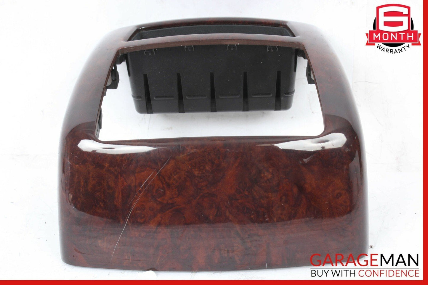 07-13 Mercedes W221 S400 S63 AMG Center Console Rear AC Control Trim Bezel Wood