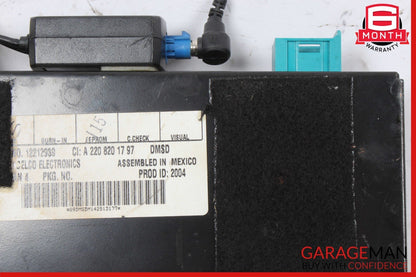 03-08 Mercedes R230 SL500 CL500 Sirius Satellite Radio Receiver 2208201797 OEM