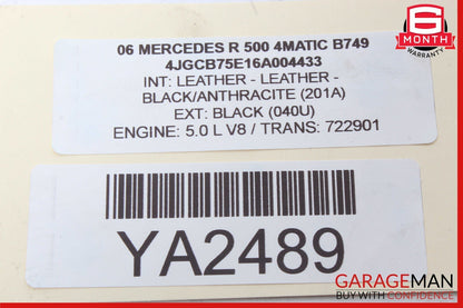 06-19 Mercedes W251 R500 ML350 Rear Windshield Window Glass Wiper Motor OEM
