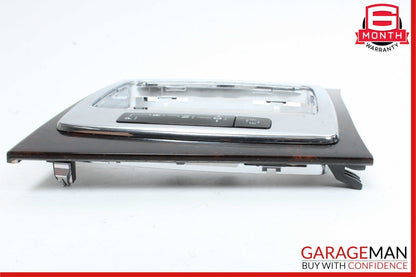 08-15 Mercedes W204 C300 Center Console Shifter Trim Cover Panel Bezel Wood Assy