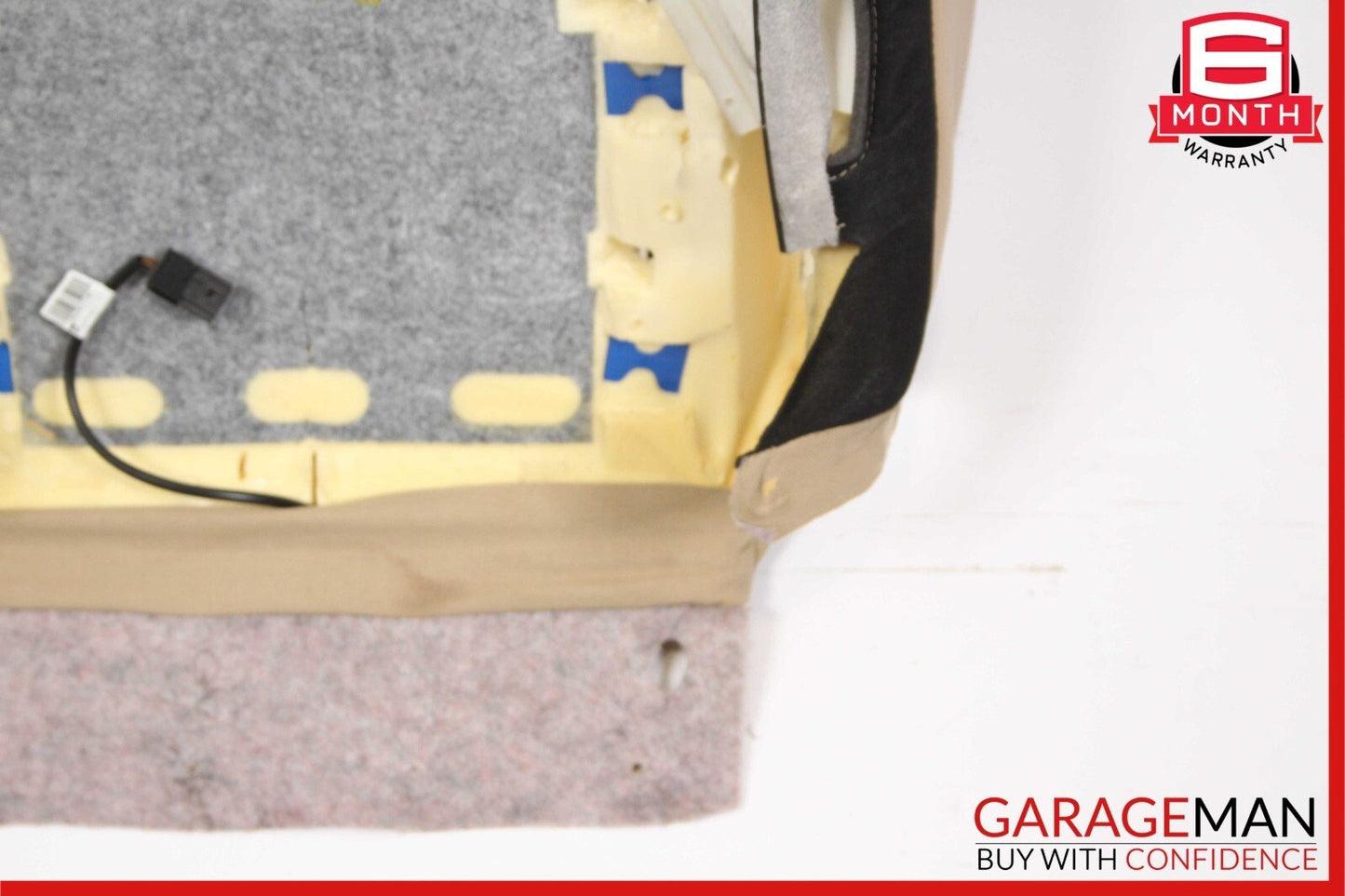 07-12 Mercedes X164 GL550 GL450 Front Right Top Upper Seat Cushion Cover Brown