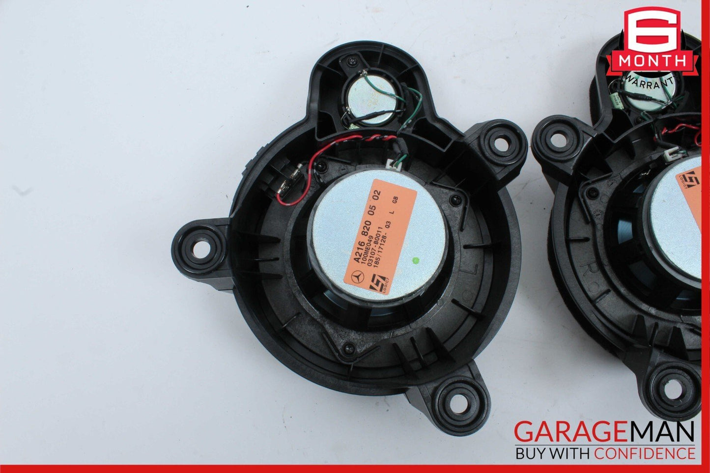 07-13 Mercedes W216 CL550 Rear Left & Right Side Door Tweeter Speaker Set OEM